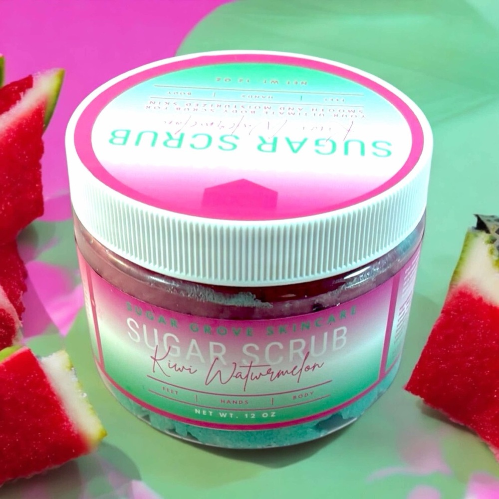 Sugar Grove 12 oz Kiwi Watermelon Foaming Sugar Scrub